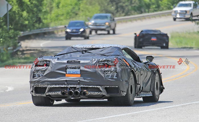 [VIDEO] Are Those C8 Corvette Mules With the Center Mount Exhaust Actually the Twin-Turbo ZR1?