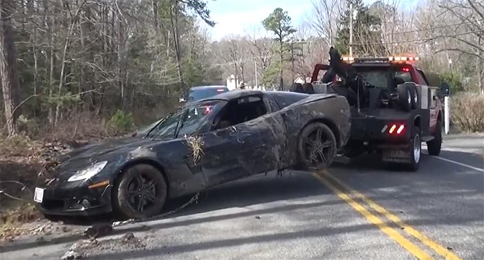 [ACCIDENT] C6 Corvette Involved in a Single-Vehicle Rollover Crash in Maryland