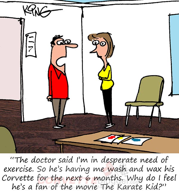 Saturday Morning Corvette Comic: Wax On, Wax Off