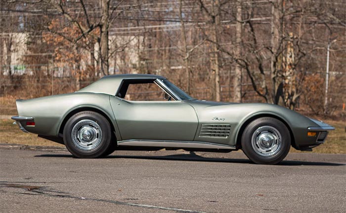 Corvettes for Sale: Survivor 1972 Corvette on Bring A Trailer with Cool Backstory
