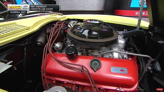 [VIDEO] Watch the Yellow 1967 Corvette L88 Sell for $2.65 Million at Mecum's Glendale Auction