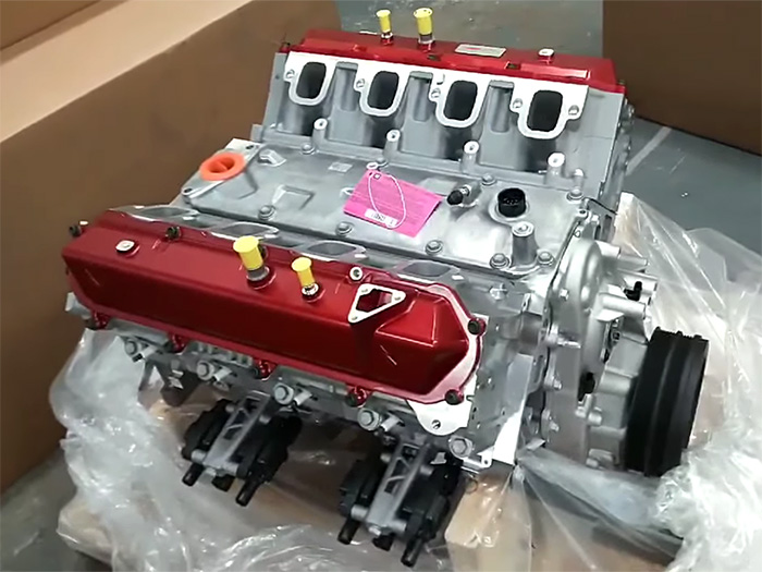 [VIDEO] Corvette Mechanic Paul Koerner Receives the LT2 Engine Block