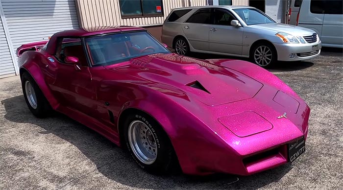 [VIDEO] Man Paints a C3 Corvette in Magic Flake Violet Pink for Daughter's 21st Birthday