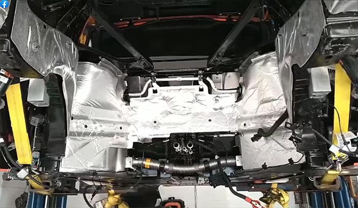 [VIDEO] The Corvette Mechanic Paul Koerner Successfully Drops the Damaged LT2 V8 Engine