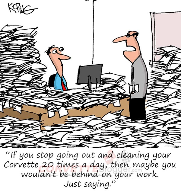 Saturday Morning Corvette Comic: The Boss is Just Jealous