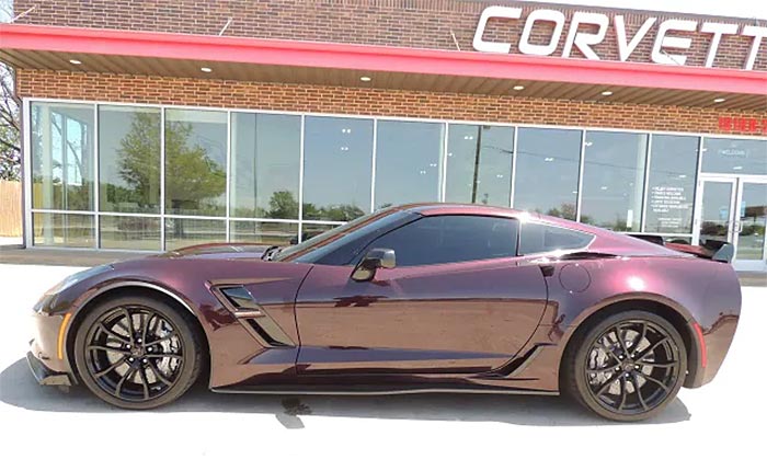 Corvettes for Sale: This Black Rose 2017 Corvette Grand Sport with Z07 is Nearly Perfect