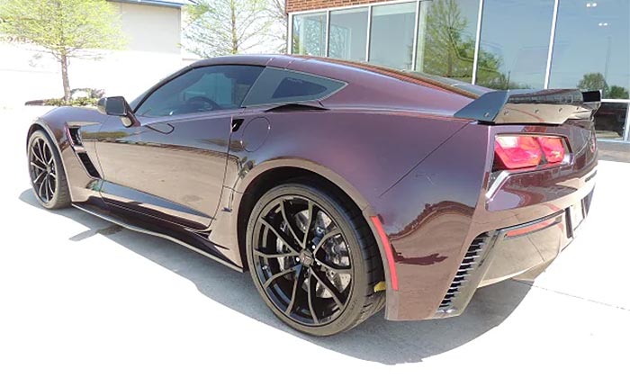 Corvettes for Sale: This Black Rose 2017 Corvette Grand Sport with Z07 Package is Nearly Perfect
