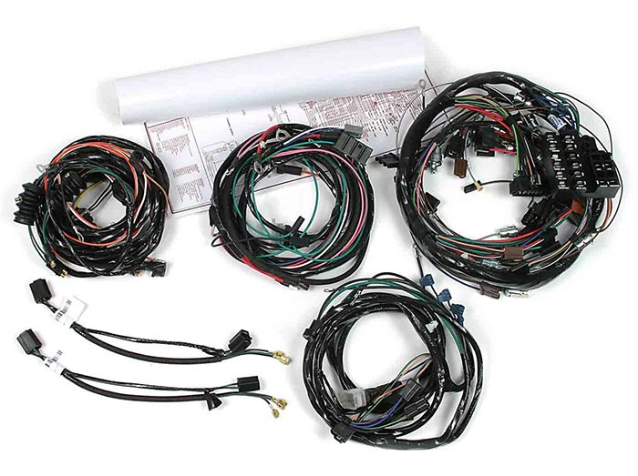Wiring Harness Package for 1965 Convertible 396 w/ back-up lights
