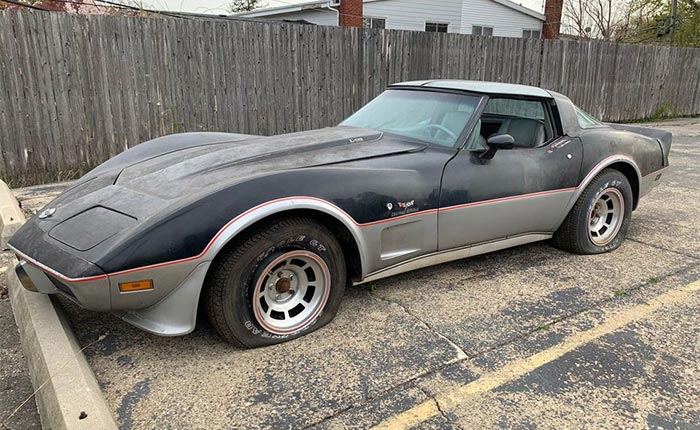 Corvettes for Sale: 1978 Corvette Indy 500 Pace Car Parking Lot Find