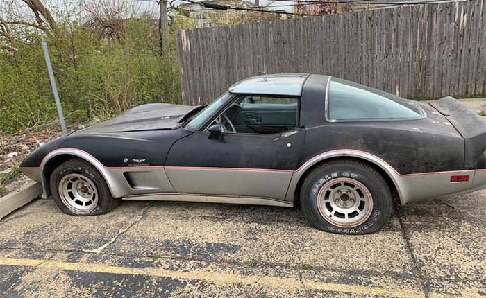 Corvettes for Sale: 1978 Corvette Indy 500 Pace Car Parking Lot Find