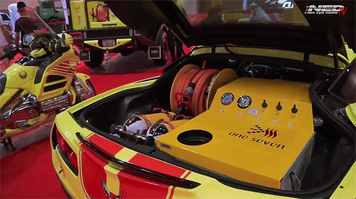 [VIDEO] Dubai's C7 Corvette 'Fire Car' Has A Top Speed Of 211 MPH