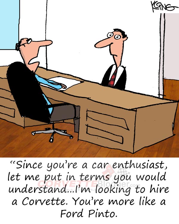 Saturday Morning Corvette Comic: When The Boss Sets You Straight