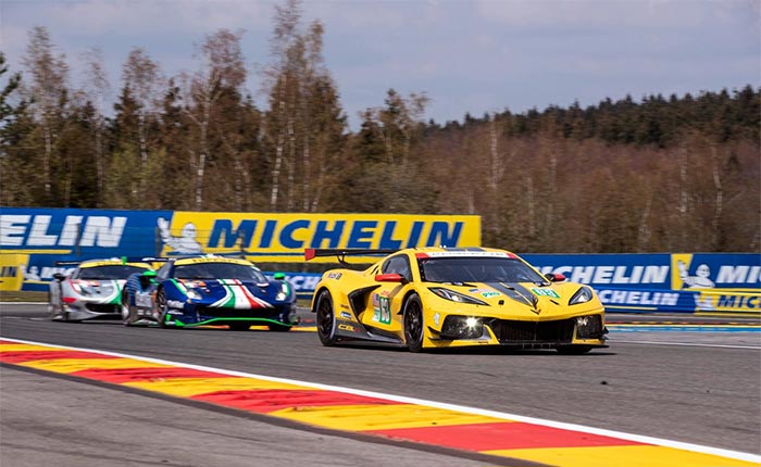 Corvette Racing at Spa: Fourth in European Debut for C8.R