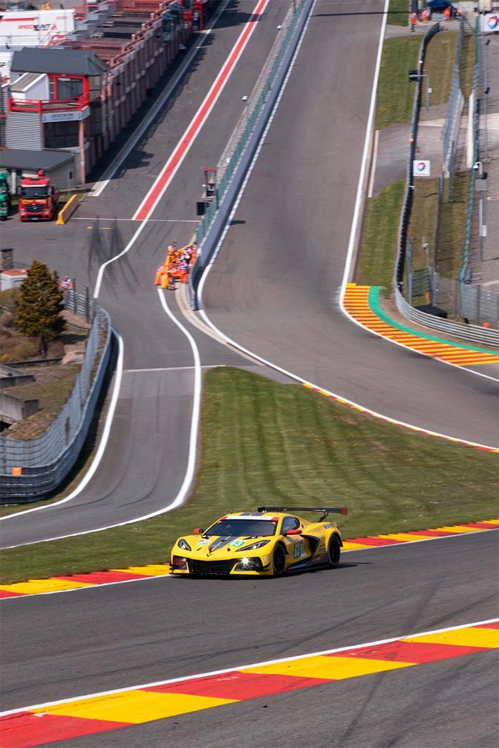 Corvette Racing at Spa: Fourth in European Debut for C8.R