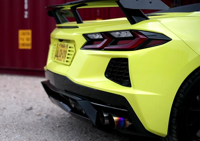 [VIDEO] C8 Corvette Convertible Receives a Titanium Exhaust Upgrade at Late Model Racecraft