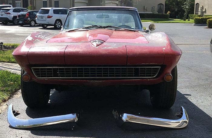 Corvettes for Sale: 1965 Corvette 327/350 Barn Find