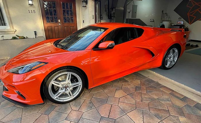 2021 Corvette Coupe in Sebring Orange