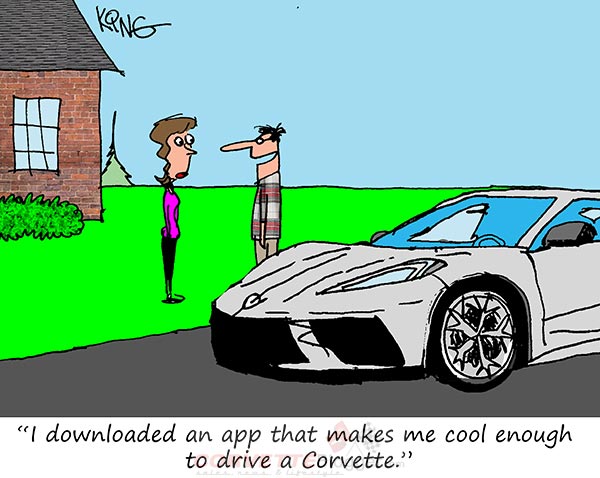 Saturday Morning Corvette Comic: There's an App for the That!