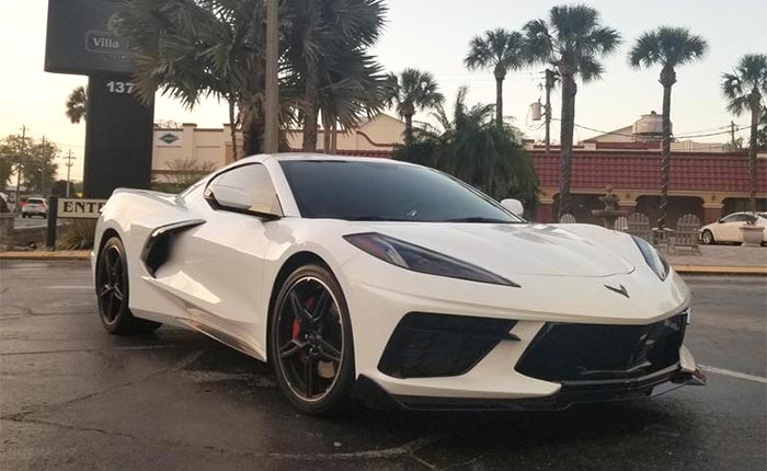 2020 Corvette Coupe in Arctic White