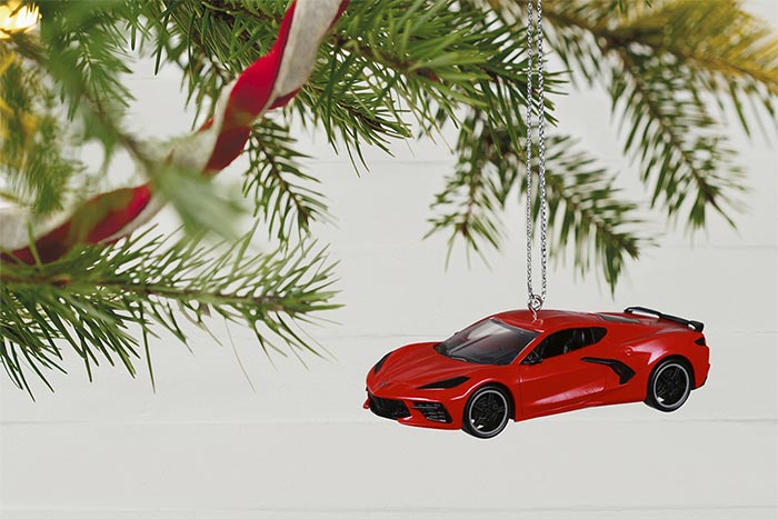 Torch Red C8 Corvette Joins Hallmark's 2021 Christmas Ornament Collection