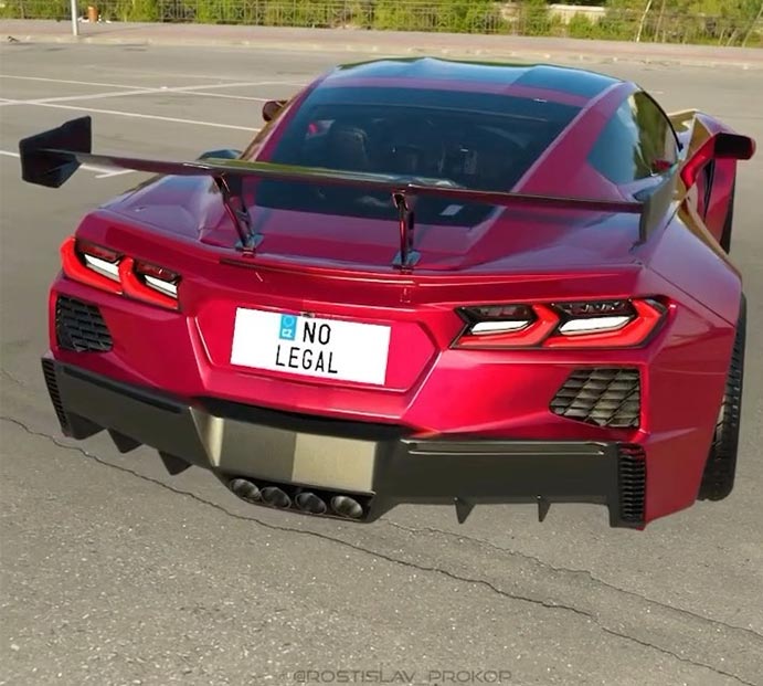 [VIDEO] Digital Artist Offers Virtual Look at a Front-Engined C8 Corvette