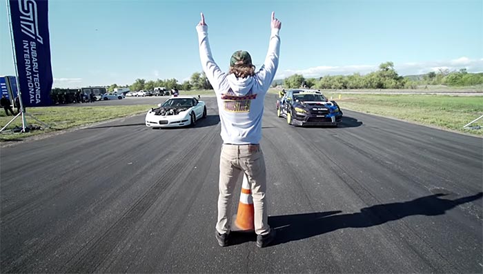 [VIDEO] This vs That Has Cleetus and a Twin-Turbo C5 Racing Travis Pastrana and a Subaru WRX Rally Car
