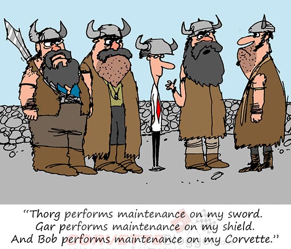 Saturday Morning Corvette Comic: A Good Corvette Mechanic Is Hard to Find