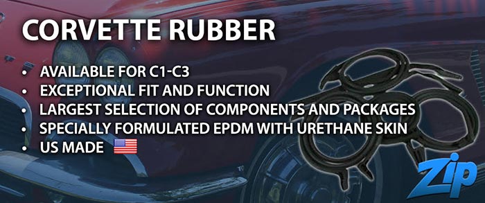 Protect Your Corvette with the Finest Weatherstripping Rubber from Zip Corvette!