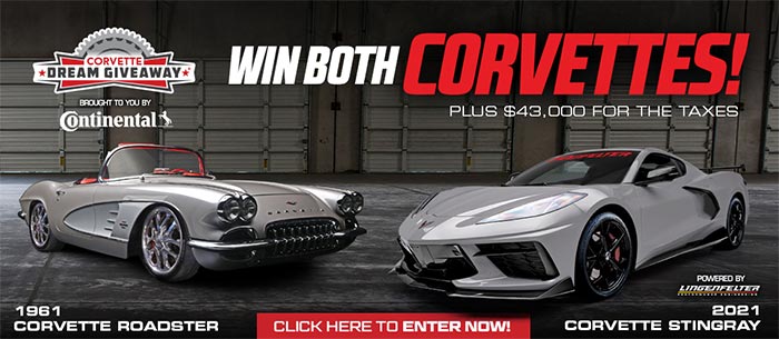 Win a '61 Restomod and 2021 Corvette Coupe in the Corvette Dream Giveaway