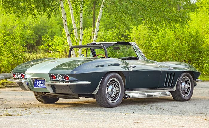 Corvettes for Sale: 1966 Corvette 427 Convertible with Racing History Offered on Bring A Trailer