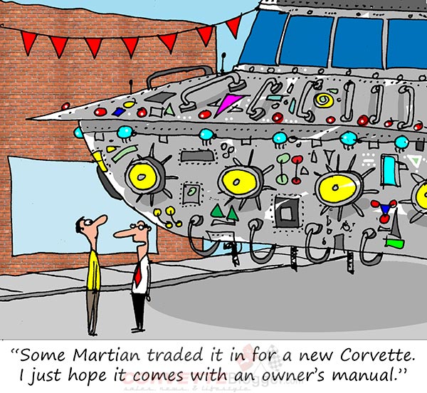 Saturday Morning Corvette Comic: The Real Reason We are Seeing More UFOs