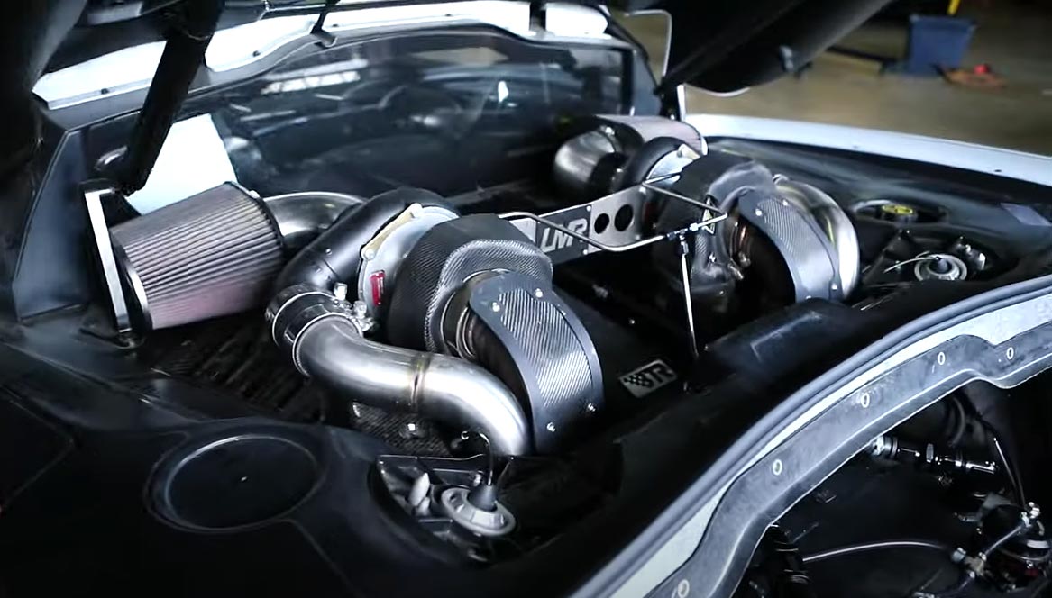 [VIDEO] Late Model Racecraft Overhauls TJ Hunt's Twin Turbo Corvette with Help from FuelTech
