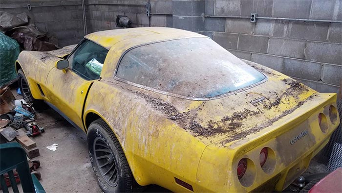 Corvettes for Sale: 1980 Corvette Barn Find Parked in 1991