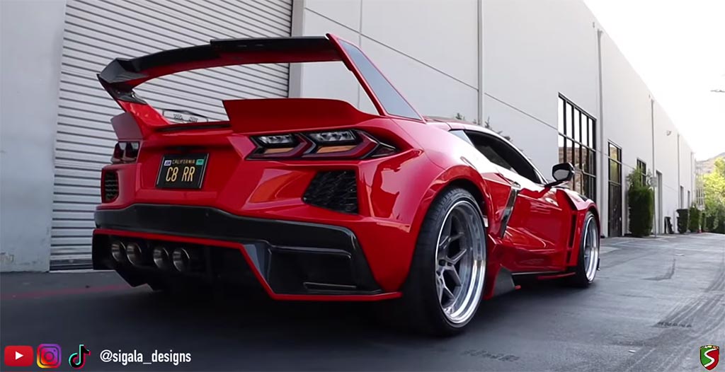 [VIDEO] Sigala Designs Shows Off Completed Widebody Kit for the C8 Corvette