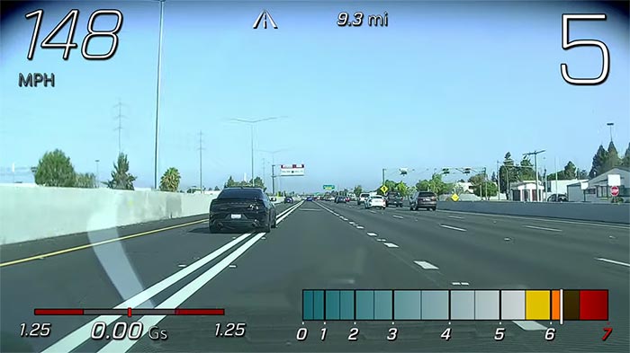 [VIDEO] Another Chevy Tech Takes a C8 Corvette Joyride and Hits 148 MPH in Heavy Traffic