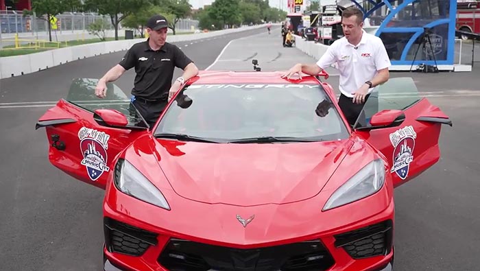 [VIDEO] Simon Pagenaud Does Not Like Riding Shotgun in a C8 Corvette Pace Car