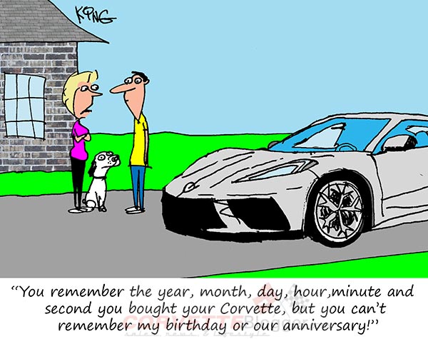 Saturday Morning Corvette Comic: Priorities...