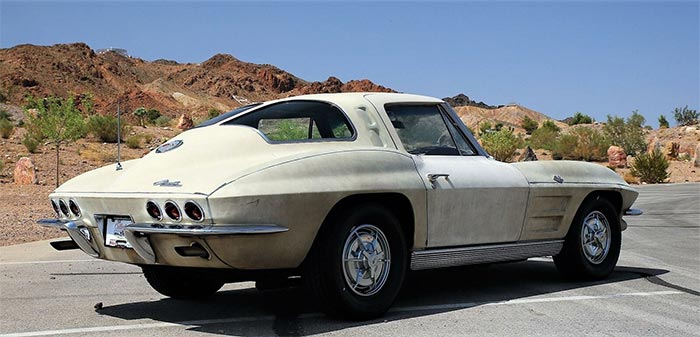 Corvette Values: eBay Bidder Pays $129,995 for a 1963 Corvette Split Window in the Raw