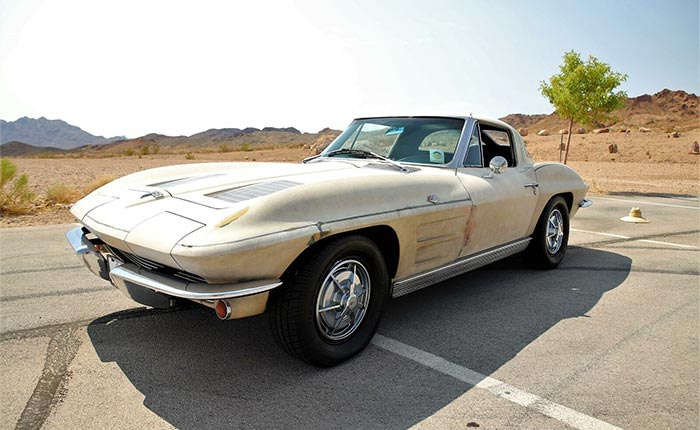 Corvette Values: eBay Bidder Pays $129,995 for a 1963 Corvette Split Window in the Raw