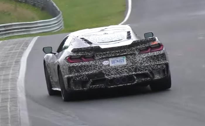 [VIDEO] 2023 Corvette Z06 Base and Z07 Models Caught Testing at the Nurburgring