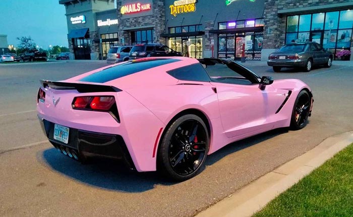 Corvettes for Sale: Little Pink 2014 Corvette Offered on Facebook