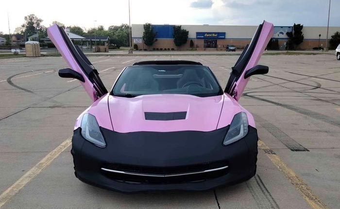 Corvettes for Sale: Little Pink 2014 Corvette Offered on Facebook