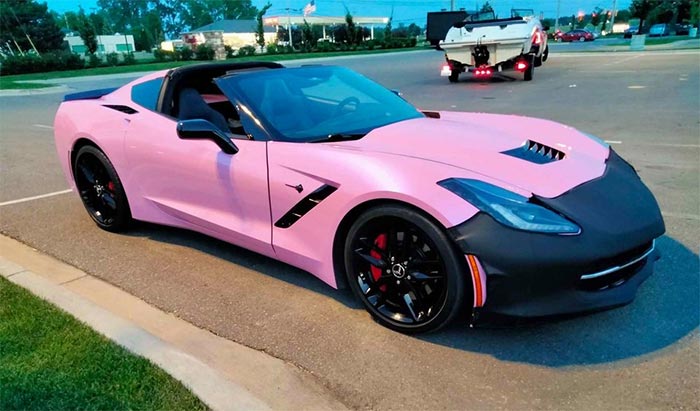 Corvettes for Sale: Little Pink Corvette Offered on Facebook