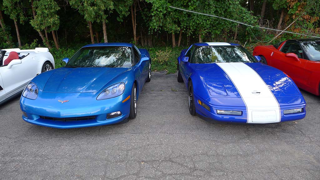 2021 Corvettes on Woodward