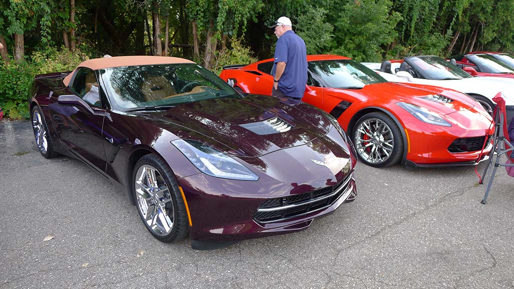 2021 Corvettes on Woodward