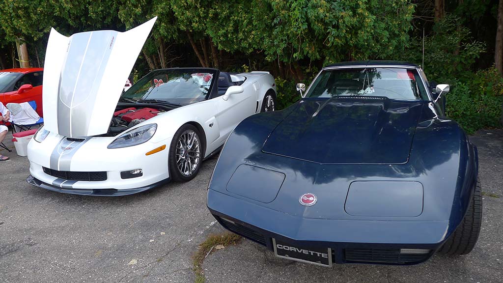 2021 Corvettes on Woodward