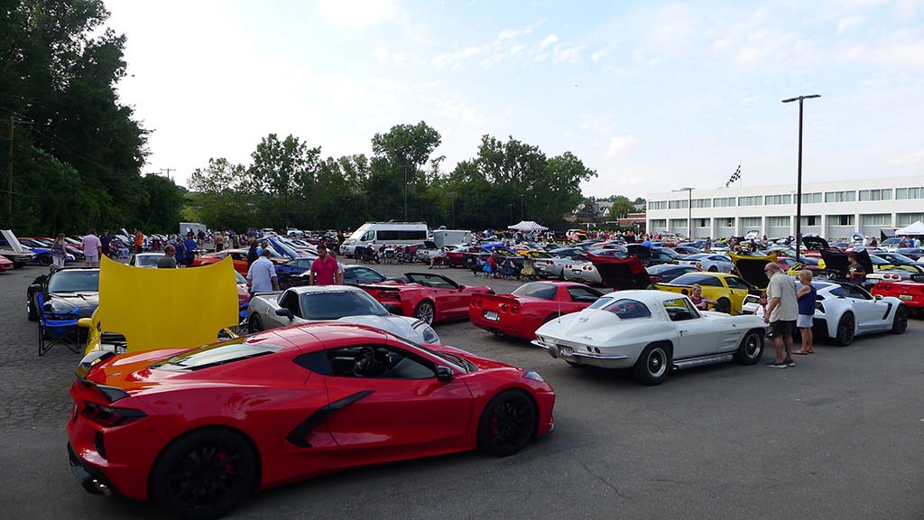 2021 Corvettes on Woodward