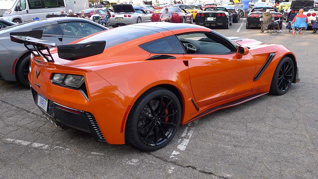 2021 Corvettes on Woodward