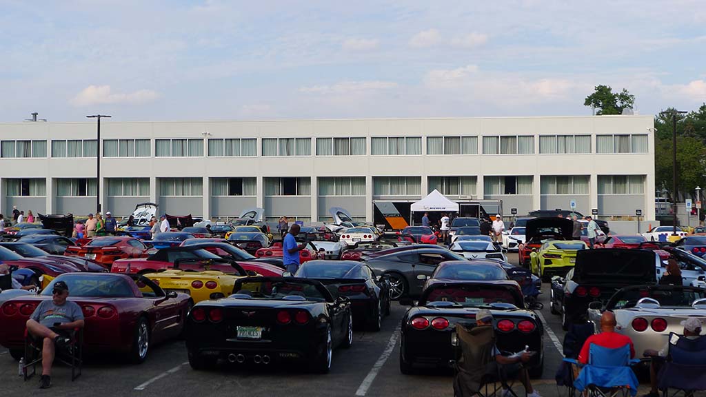 2021 Corvettes on Woodward