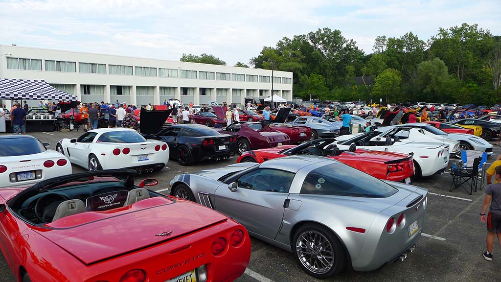 2021 Corvettes on Woodward